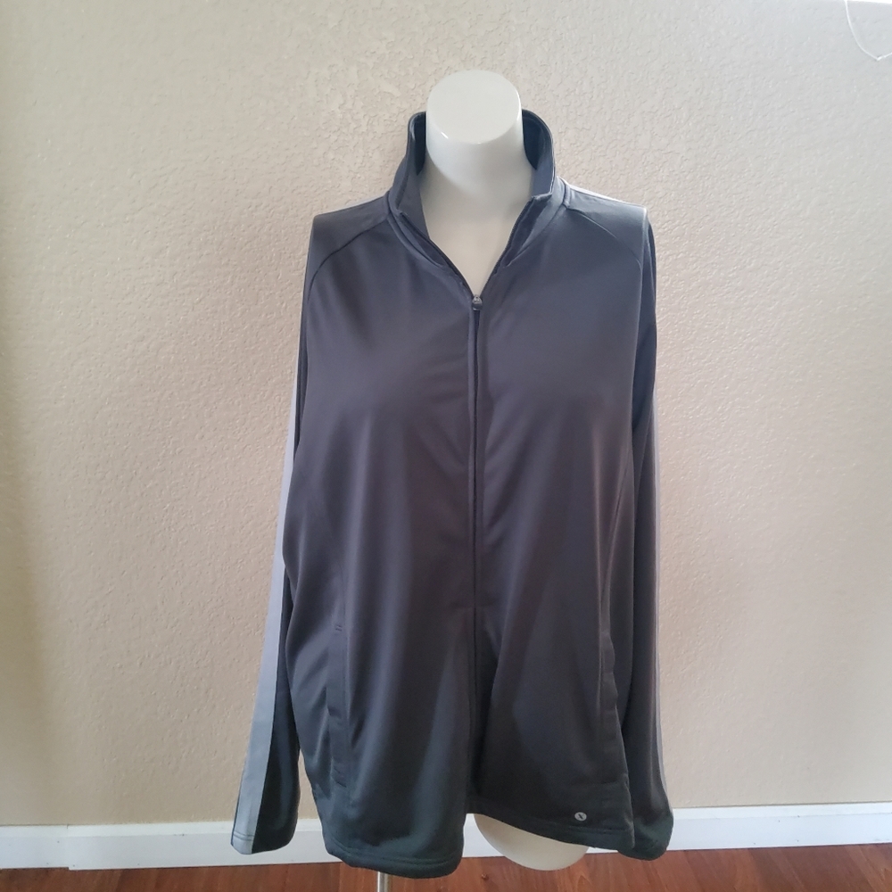 Xersion Full Zip Zipper Sweatshirt Activewear XXL New